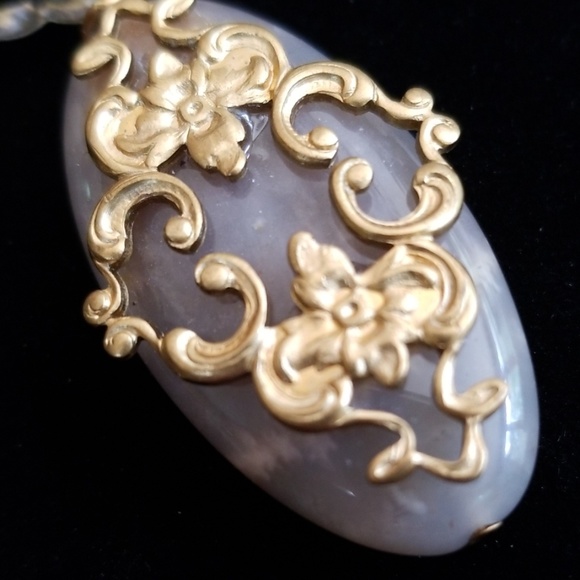 Vintage Repurposed Assemblage Necklace - Picture 5 of 8